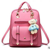 <bold>Youth Fashion Backpack <br>Vegan-Leather Fashion Backpack Pink backpack - strapsandbrass.com