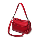 <bold>Clutch / Crossbody Bag <br>Vegan-Leather Handbag Red - strapsandbrass.com