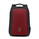 Backpack USB Charging & Anti-Theft<br> Ox Backpack red - strapsandbrass.com