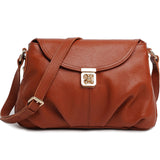 <bold>Crossbody  / Shoulder Bag <br>Genuine-Leather Handbag RedBrown - strapsandbrass.com