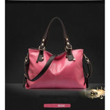 <bold>Hobo / Tote Bag <br>Genuine-Leather Handbag rose - strapsandbrass.com