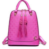 <bold>Fashion Backpack  <br>Vegan-Leather Fashion Backpack rose backpack - strapsandbrass.com