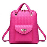 <bold>Fashion Backpack  <br>Vegan-Leather Fashion Backpack rose backpack - strapsandbrass.com