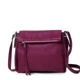 <bold>Crossbody / Shoulder Bag <br>Vegan-Leather Handbag Red - strapsandbrass.com