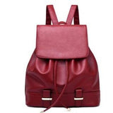 <bold>Fashion Backpack  <br>Vegan-Leather Fashion Backpack Redbackpack - strapsandbrass.com