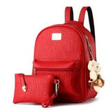 <bold>Youth Fashion Backpack  <br>Vegan-Leather Fashion Backpack Redbackpack - strapsandbrass.com