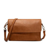 <bold>Messenger / Crossbody Bag <br>Vegan-Leather Handbag yellowBrown - strapsandbrass.com