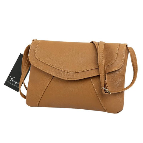 <bold>Crossbody / Shoulder Bag <br>Vegan-Leather Handbag  - strapsandbrass.com